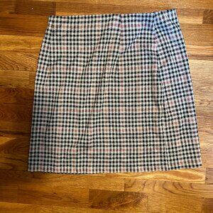 NWT Divided Plaid Mini-Skirt